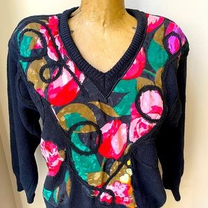 Vintage 3/4 sleeve sweater